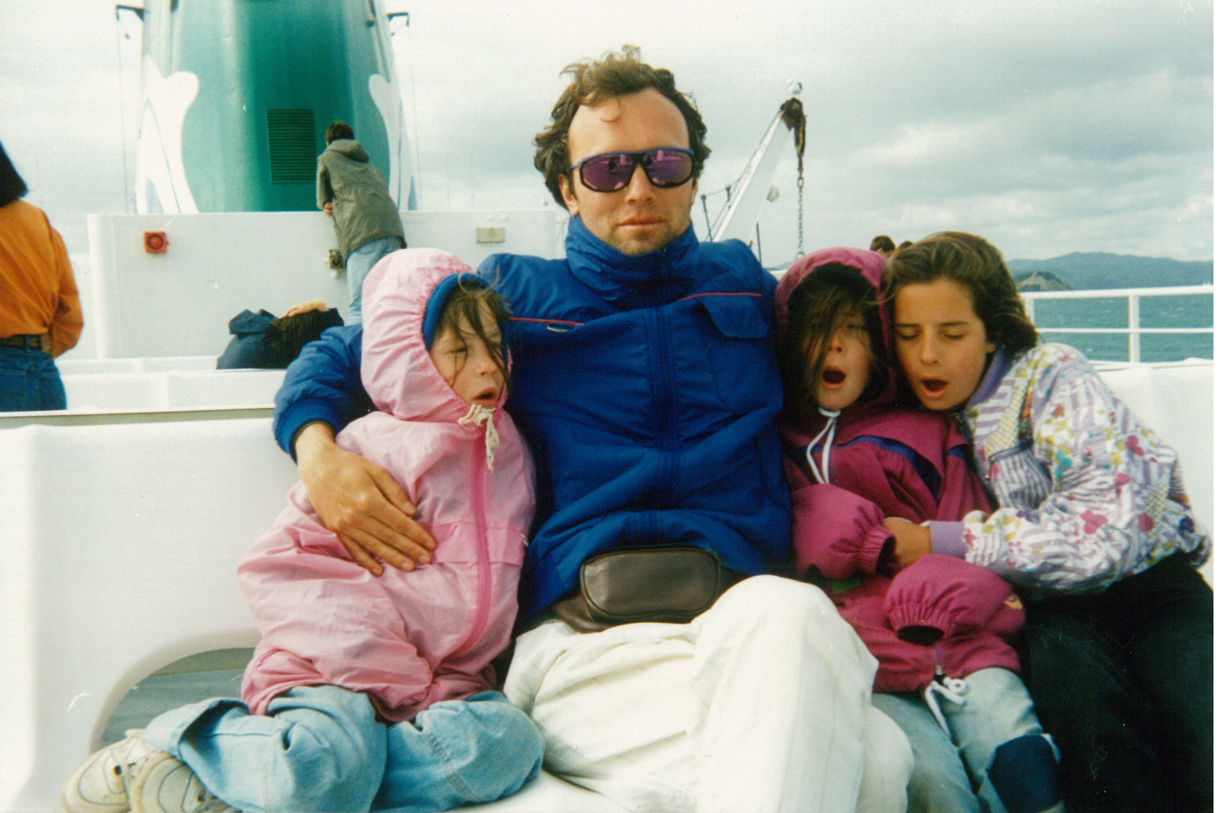 1992 01 Lali Roland Niti Linda on the Ferry